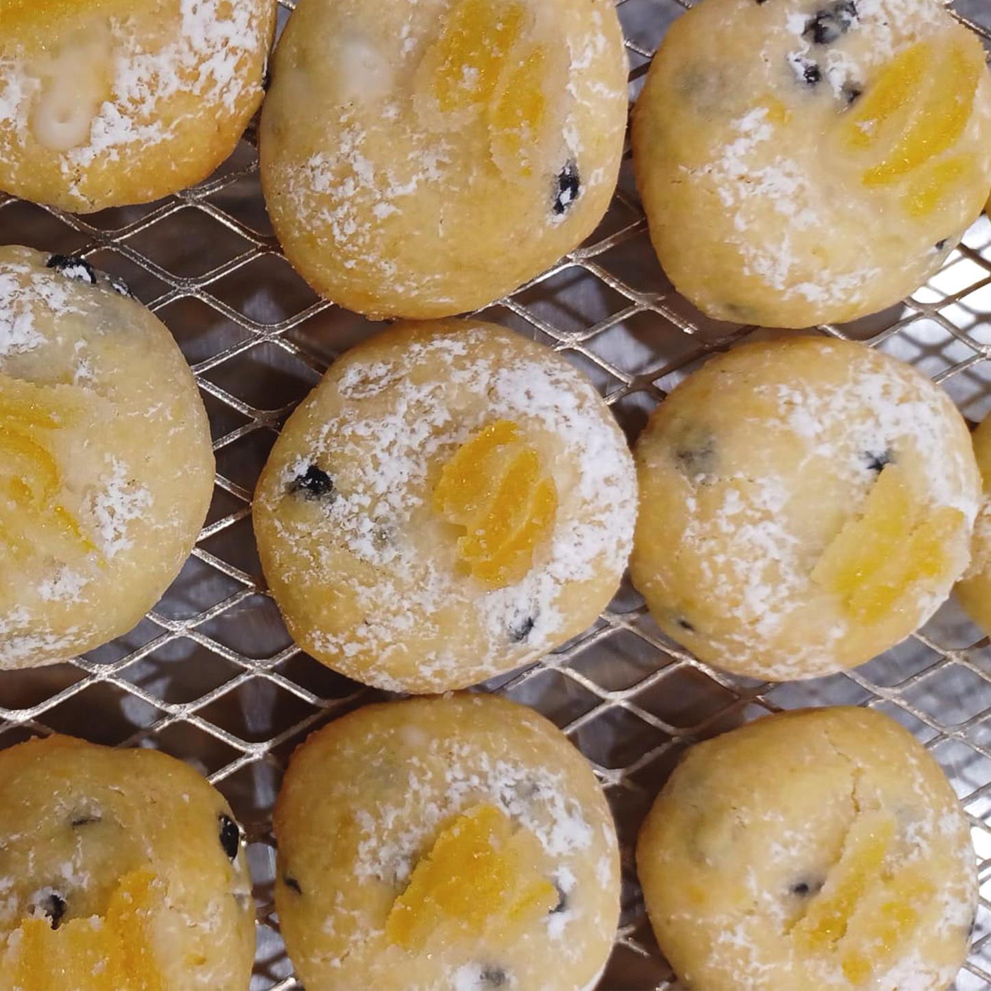Lemon Wild Blueberry Cookies