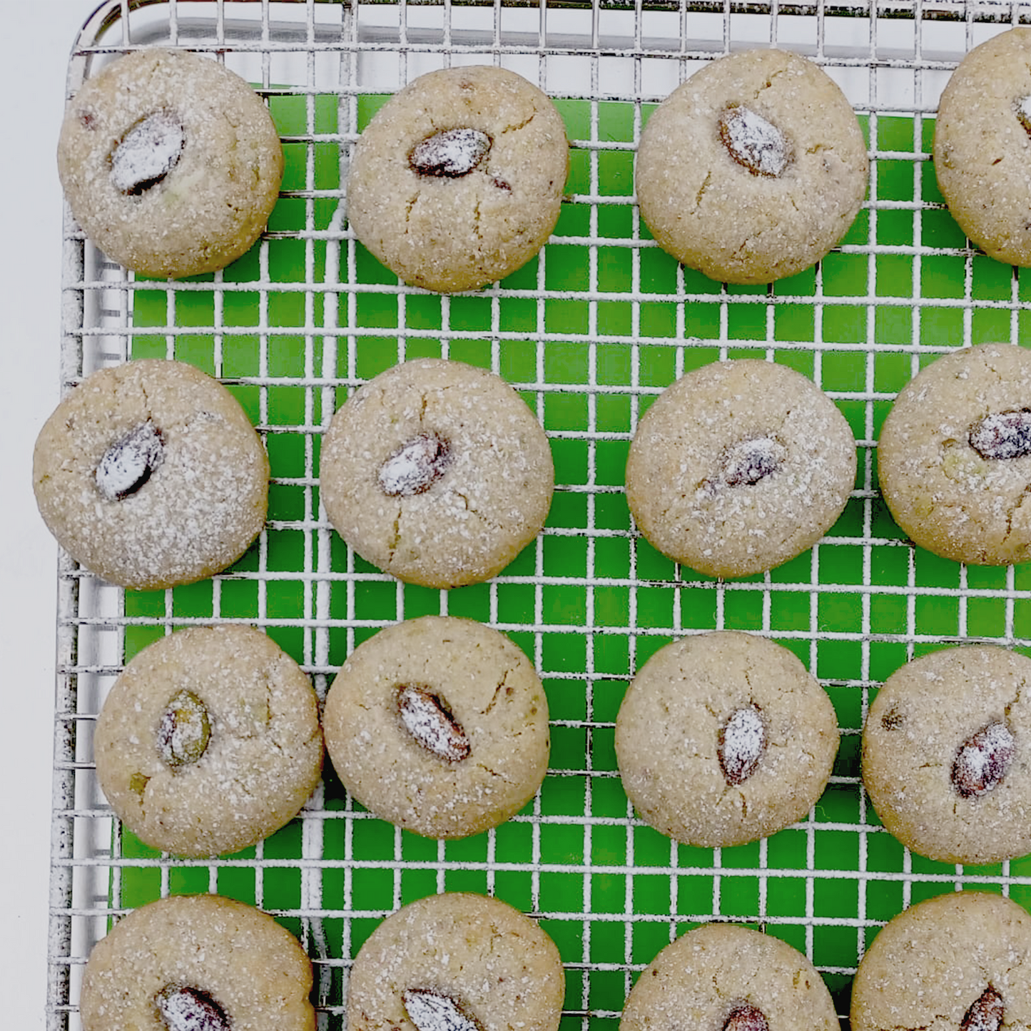 Pistachio Cardamom Cookies