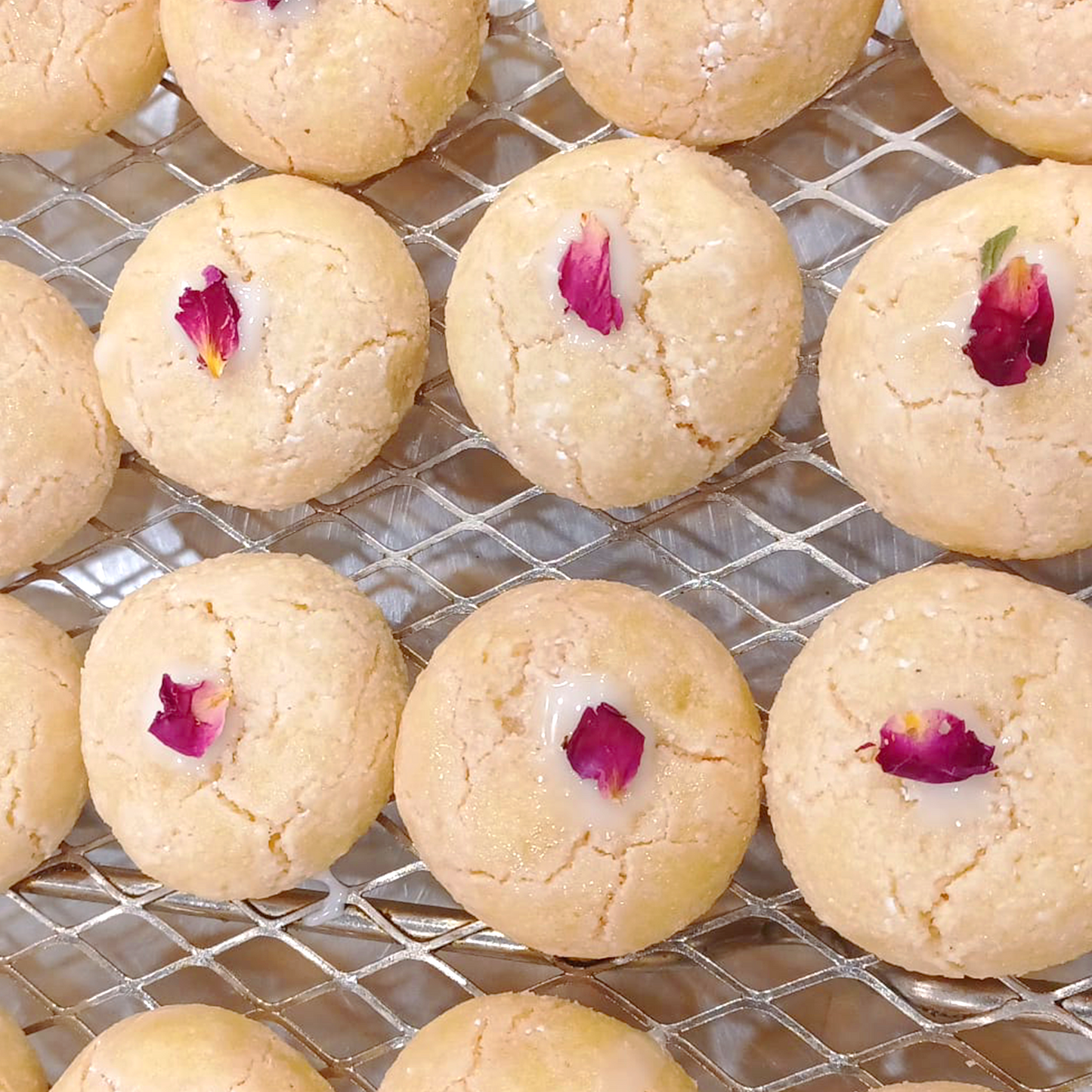Almond Rose Cookies