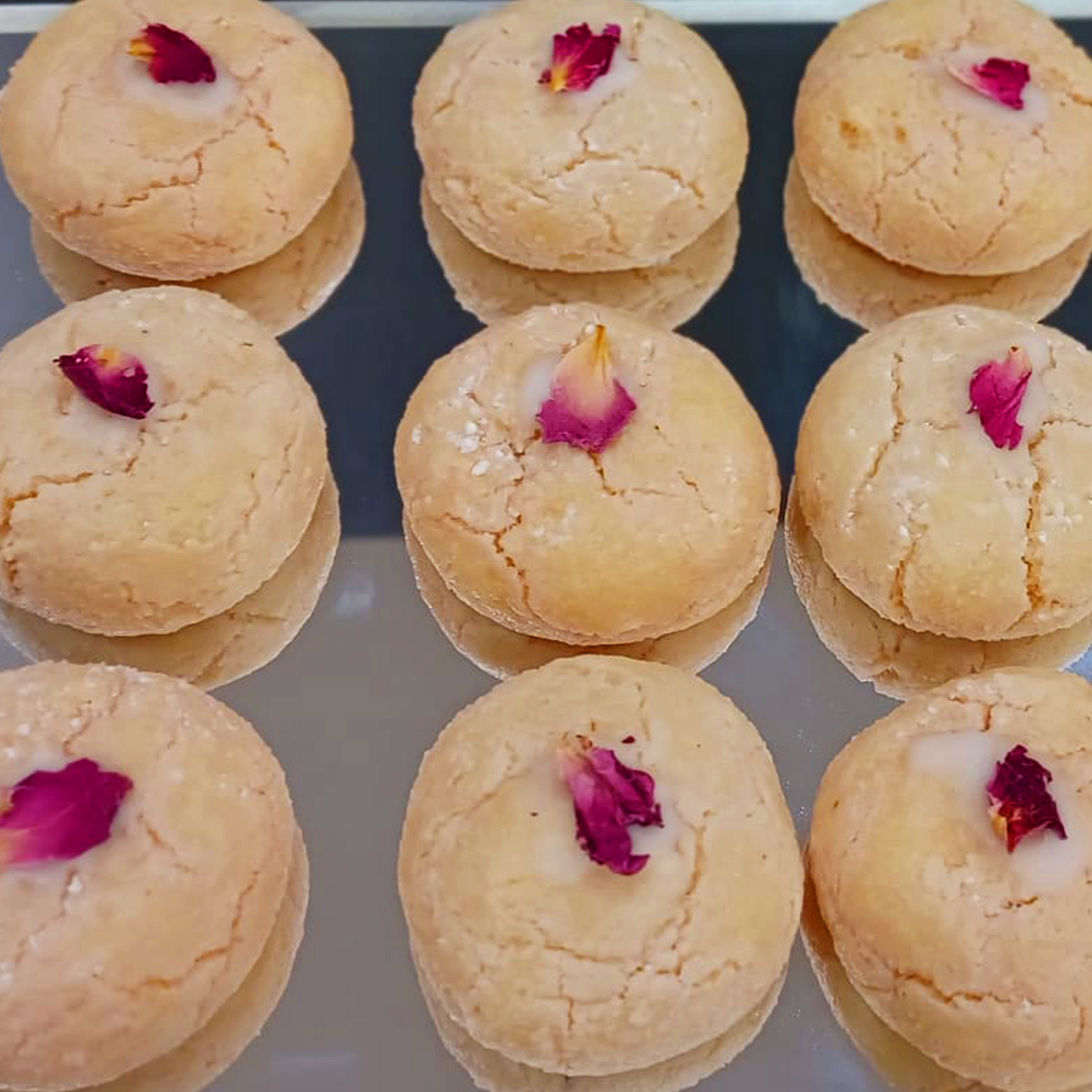 Almond Rose Cookies