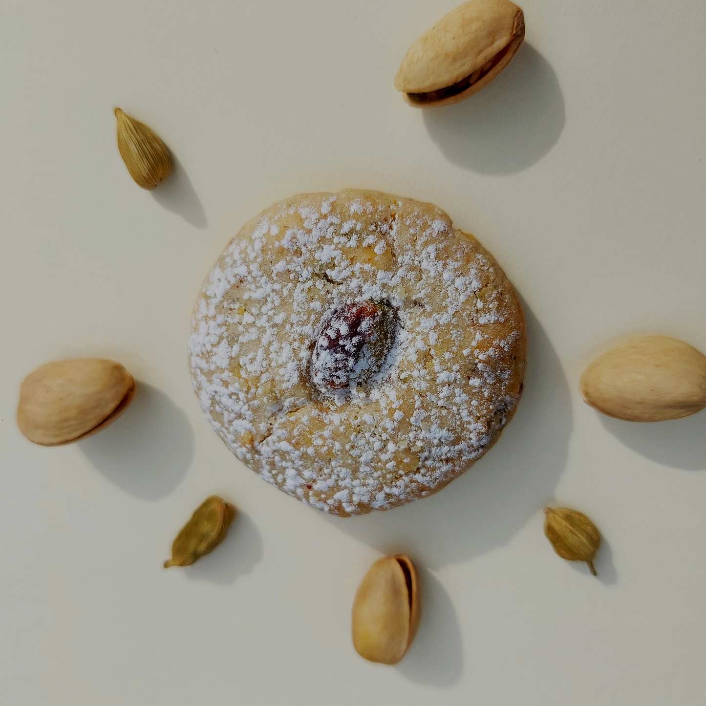 Pistachio Cardamom Cookies